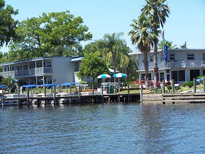 View of the Resort from the river.