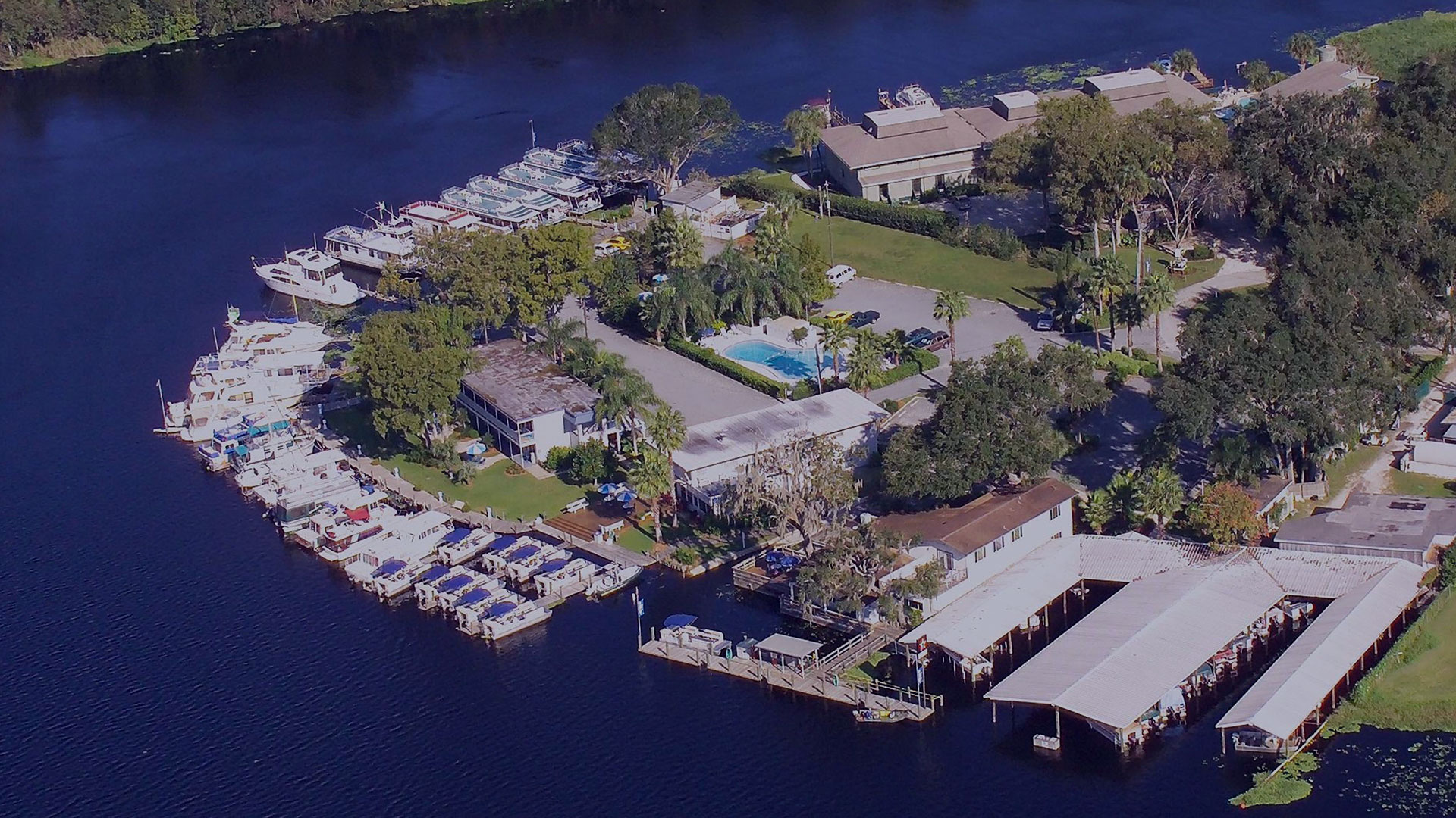 Arial View of Hontoon Landing