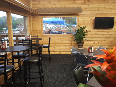 Seating for Dockside Deli